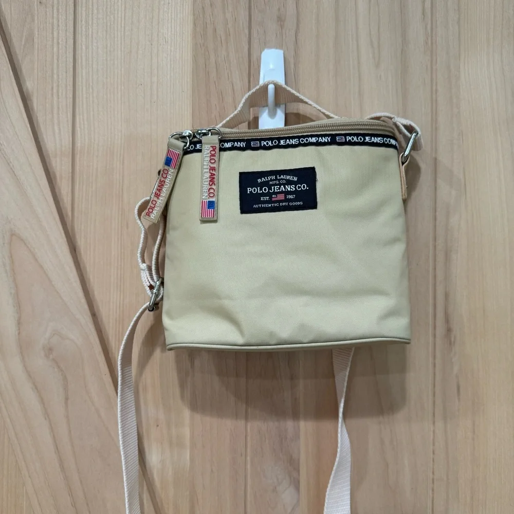 Ralph Lauren Polo Jeans Blue Label Crossbody Bag Small Shoulder bag Y2k Vintage - Picture 7 of 15